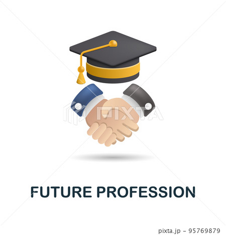 Future Profession icon. 3d illustration from e-learning collection. Creative Future Profession 3d icon for web design, templates, infographics and more Future Profession icon. 3d illustration from e-learning collection. Creative Future Profession 3d icon for web design, templates, infographics and more 95769879