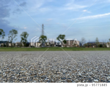 地面近くからの公園の風景 95771885