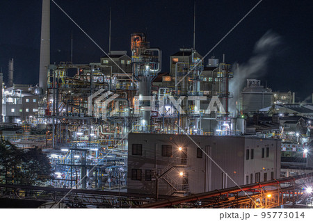 光芒の楼閣　周南工場地帯 95773014