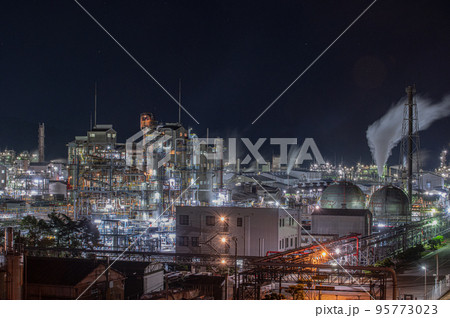 光芒の楼閣　周南工場地帯 95773023