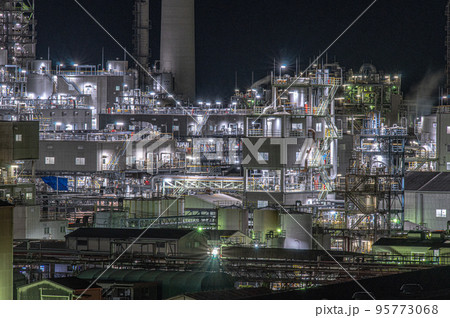 光芒の楼閣　周南工場地帯 95773068