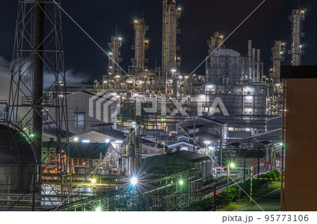 光芒の楼閣　周南工場地帯 95773106