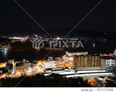 尾道水道と夜景 尾道水道と夜景 95773268