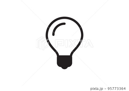 Electric light bulb icon. Electricity lamp symbol. Vector illumination sign. Electric light bulb icon. Electricity lamp symbol. Vector illumination sign. 95773364