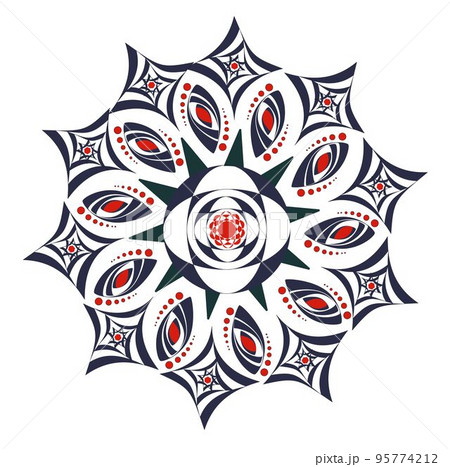 modren design ornament with hand drawn vector. can be used for clothes, towel and much more. 95774212