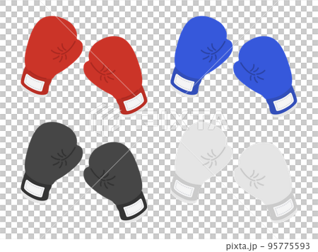 拳擊手套的顏色變化圖 拳擊手套的顏色變化圖 95775593