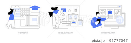 Public school abstract concept vector illustrations. 95777047