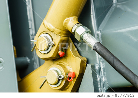 Detailed closeup of screw and bolts Detailed closeup of screw and bolts 95777915