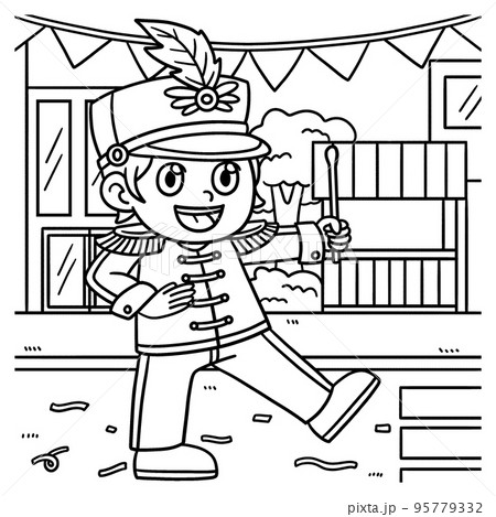 coloring pages for marching bands