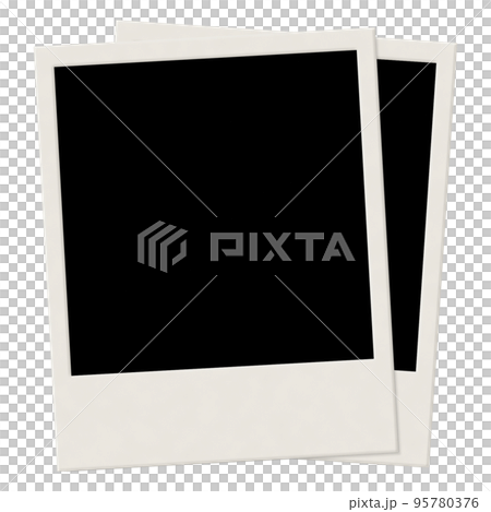 Instant films isolated on a transparent background 95780376