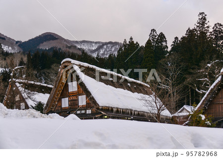 雪の白川郷 雪の白川郷 95782968