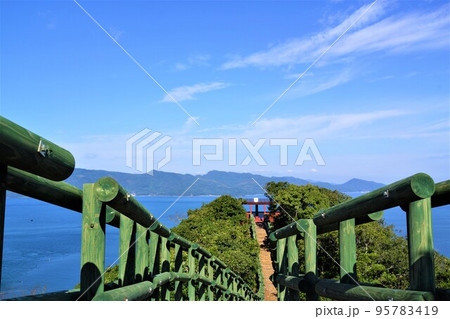 黒崎空中展望所 (眼前は八代海と雲仙天草国立公園) 黒崎空中展望所 (眼前は八代海と雲仙天草国立公園) 95783419