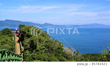 黒崎空中展望所　（眼前は八代海と雲仙天草国立公園） 95783421