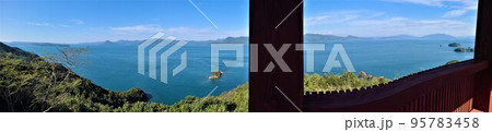 黒崎空中展望所　（眼前は八代海と雲仙天草国立公園） 95783458