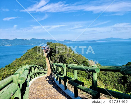 黒崎空中展望所　（眼前は八代海と雲仙天草国立公園） 95783466