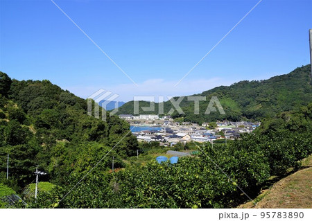 片側かたそば港付近の風景　カーフェリー 95783890