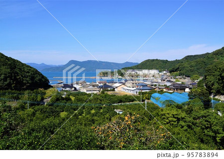 片側かたそば港付近の風景 カーフェリー 片側かたそば港付近の風景 カーフェリー 95783894