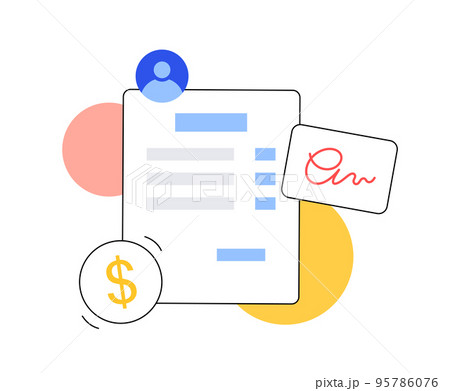 receipt document form 95786076