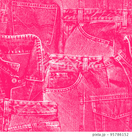 リアルなジーンズの総柄 リアルなジーンズの総柄 95786152