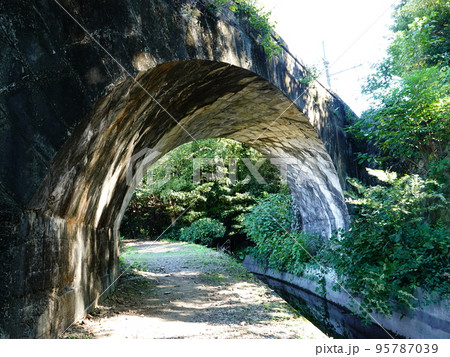 三岐鉄道の「ねじり橋」 95787039