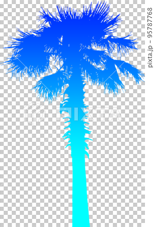 Gradient tree silhouette image. illustration with transparent background Gradient tree silhouette image. illustration with transparent background 95787768