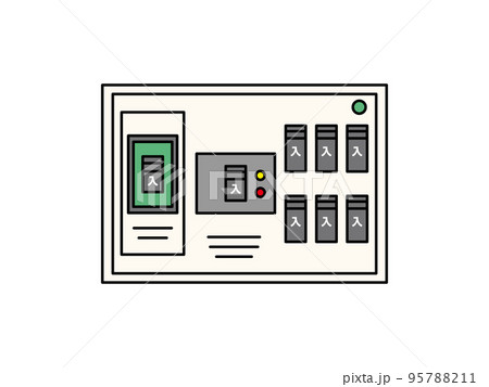 アンペアブレーカーのイラスト 95788211