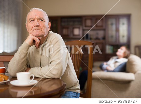 Husband and wife offended by each other Husband and wife offended by each other 95788727