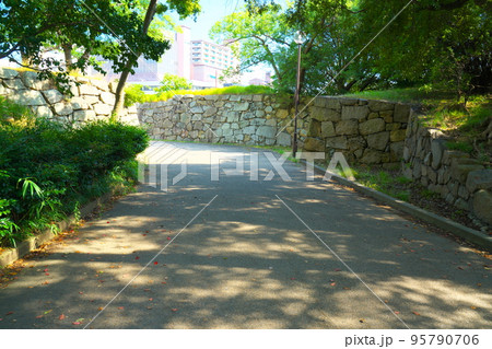 【日本100名城】明石城　東不明門の枡形　兵庫県明石市 95790706