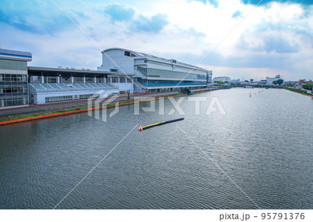 戸田公園大橋からの風景 戸田漕艇場の眺め 戸田公園大橋からの風景 戸田漕艇場の眺め 95791376