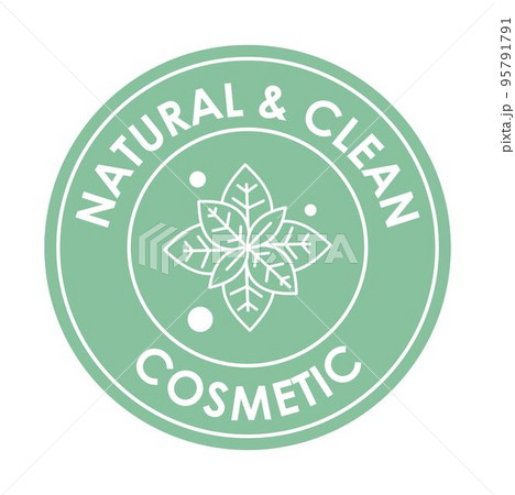 Natural and clean cosmetics with eco ingredients 95791791
