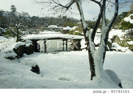雪の彦根城 雪の彦根城 95793101