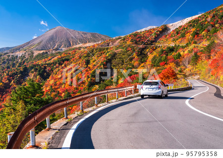 《福島県》天狗の庭・磐梯吾妻スカイライン《紅葉最盛期》 95795358