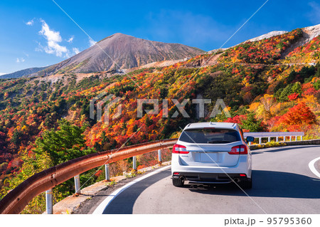 《福島県》天狗の庭・磐梯吾妻スカイライン《紅葉最盛期》 95795360