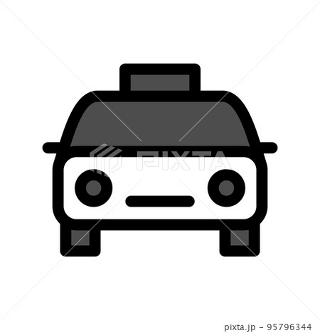 Illustration Vector Graphic of Taxi icon 95796344