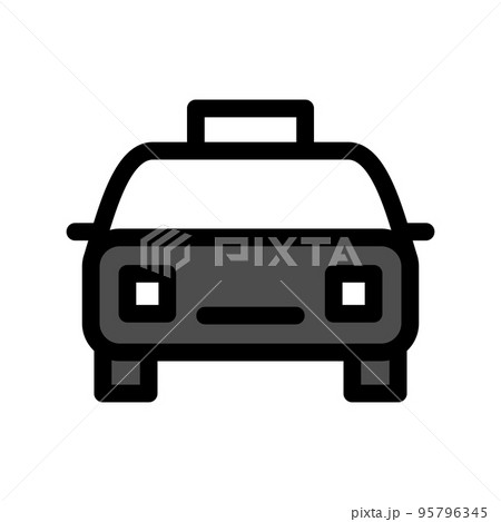 Illustration Vector Graphic of Taxi icon 95796345