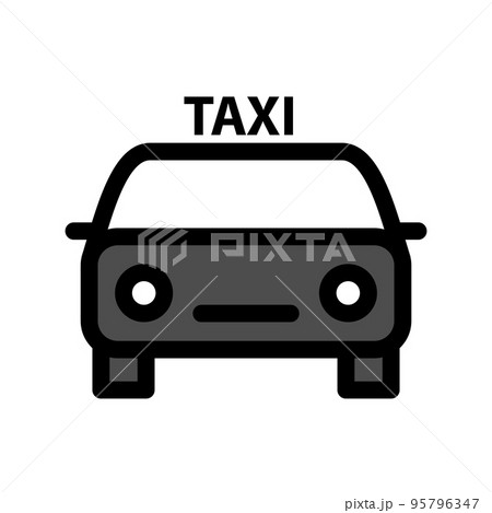 Illustration Vector Graphic of Taxi icon 95796347