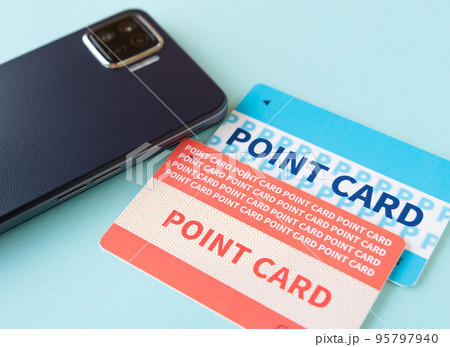 ポイントカードとスマートフォン ポイ活 ポイントカードとスマートフォン ポイ活 95797940