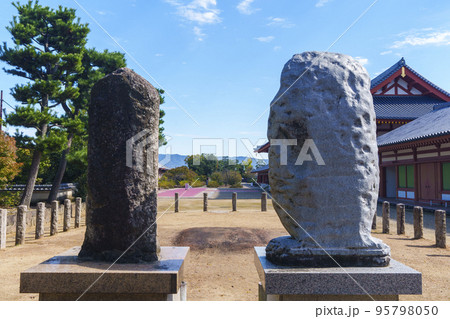 薬師寺　ひっそりと佇む不動堂（奈良県） 95798050