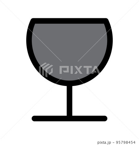 Illustration Vector Graphic of Wine Glass icon 95798454