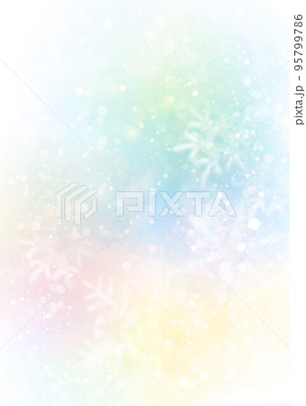 雪の結晶イラスト背景 95799786