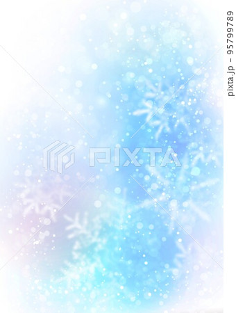 雪の結晶イラスト背景 雪の結晶イラスト背景 95799789