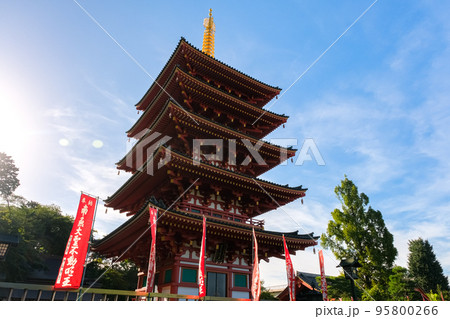 東京都日野市 高幡不動尊 五重塔 95800266