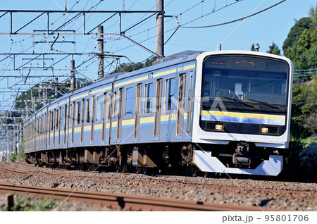 成田線 佐倉ー酒々井 JR東日本 209系2100番台 C617編成(幕張) 成田線 佐倉ー酒々井 JR東日本 209系2100番台 C617編成(幕張) 95801706
