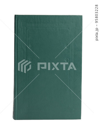 Book with hard cover isolated on white, top view Book with hard cover isolated on white, top view 95803228
