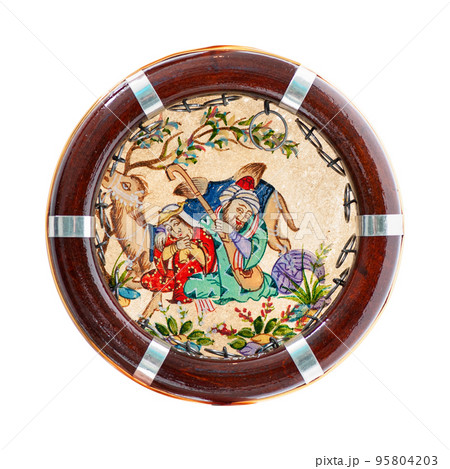A Dutar - an ancient Asian drum musical instrument A Dutar - an ancient Asian drum musical instrument 95804203