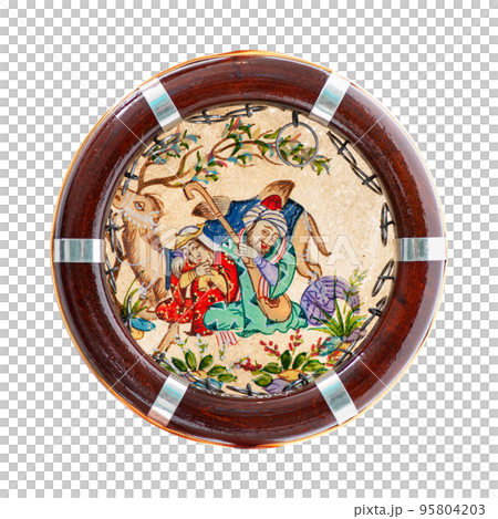 A Dutar - an ancient Asian drum musical instrument A Dutar - an ancient Asian drum musical instrument 95804203