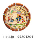 A Dutar - an ancient Asian drum musical instrument 95804204