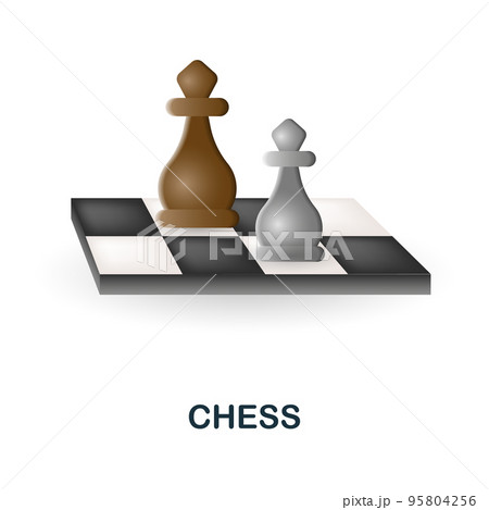 Chess icon. 3d illustration from table games collection. Creative Chess 3d icon for web design, templates, infographics and more Chess icon. 3d illustration from table games collection. Creative Chess 3d icon for web design, templates, infographics and more 95804256