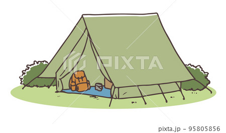 A型キャンプテント 95805856
