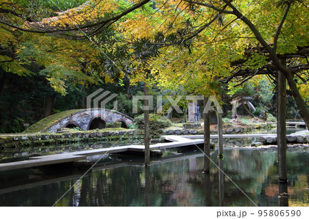 秋の尾山神社:神苑(石川県金沢市) 秋の尾山神社:神苑(石川県金沢市) 95806590